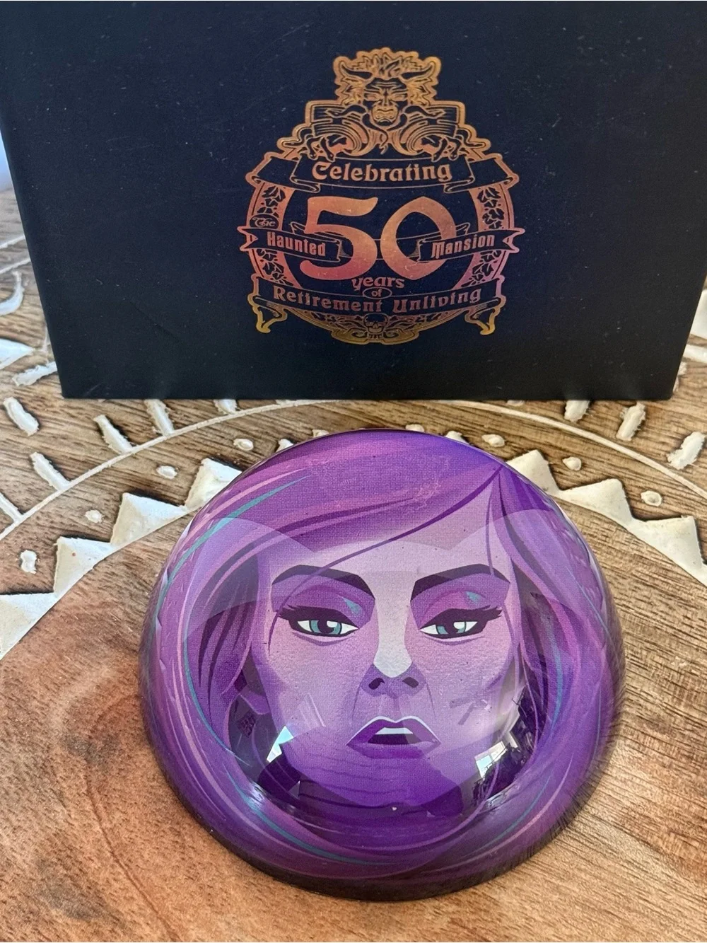 Disneyland Haunted Mansion 50th Anniversary Madame Leota Crystal Ball 2019